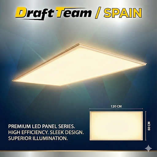 Draft Team Spain premium 60 x 120 cm LED panel