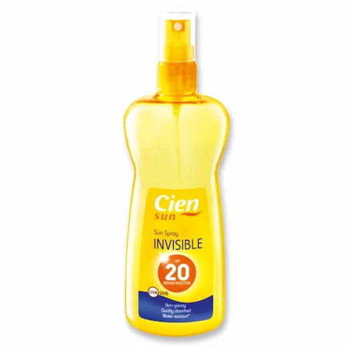 Cien Sun Transparent Sun Spray SPF 20 250ml wholesale sunscreen spray with UVA UVB protection