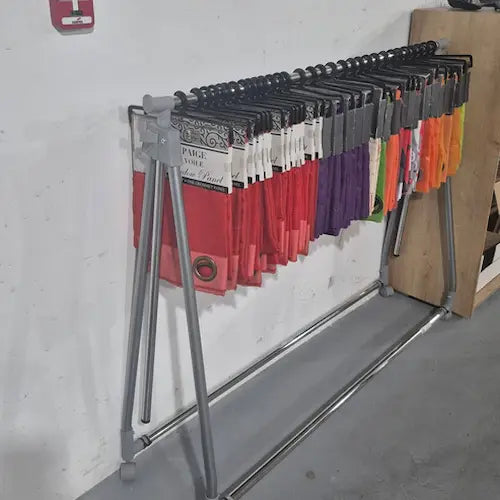 curtains of different colors 