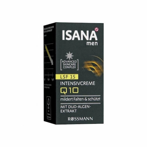 ISANA MEN Intensive Face Cream with Q10 50ml wholesale men skincare product