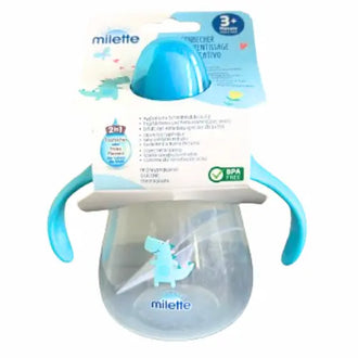 Milette baby training cup with a white background